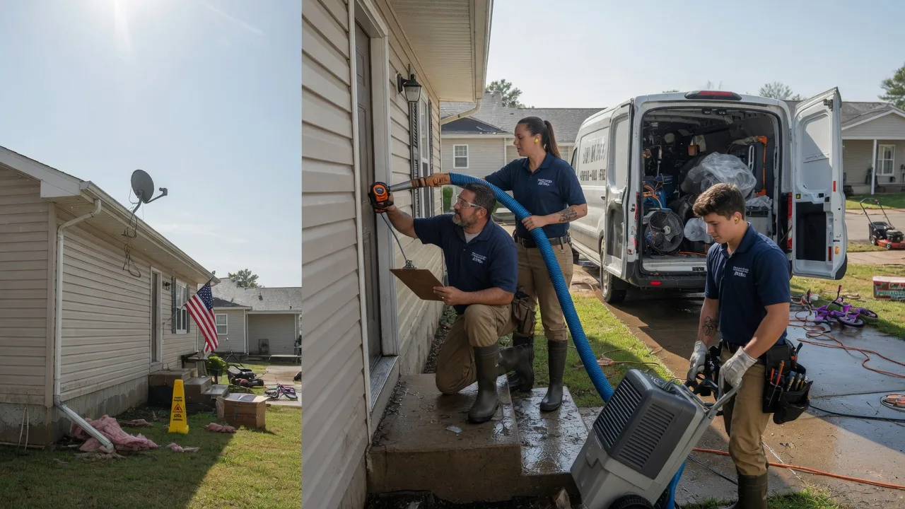 Ceiling Water Damage Restoration in Kingsland, TX near me